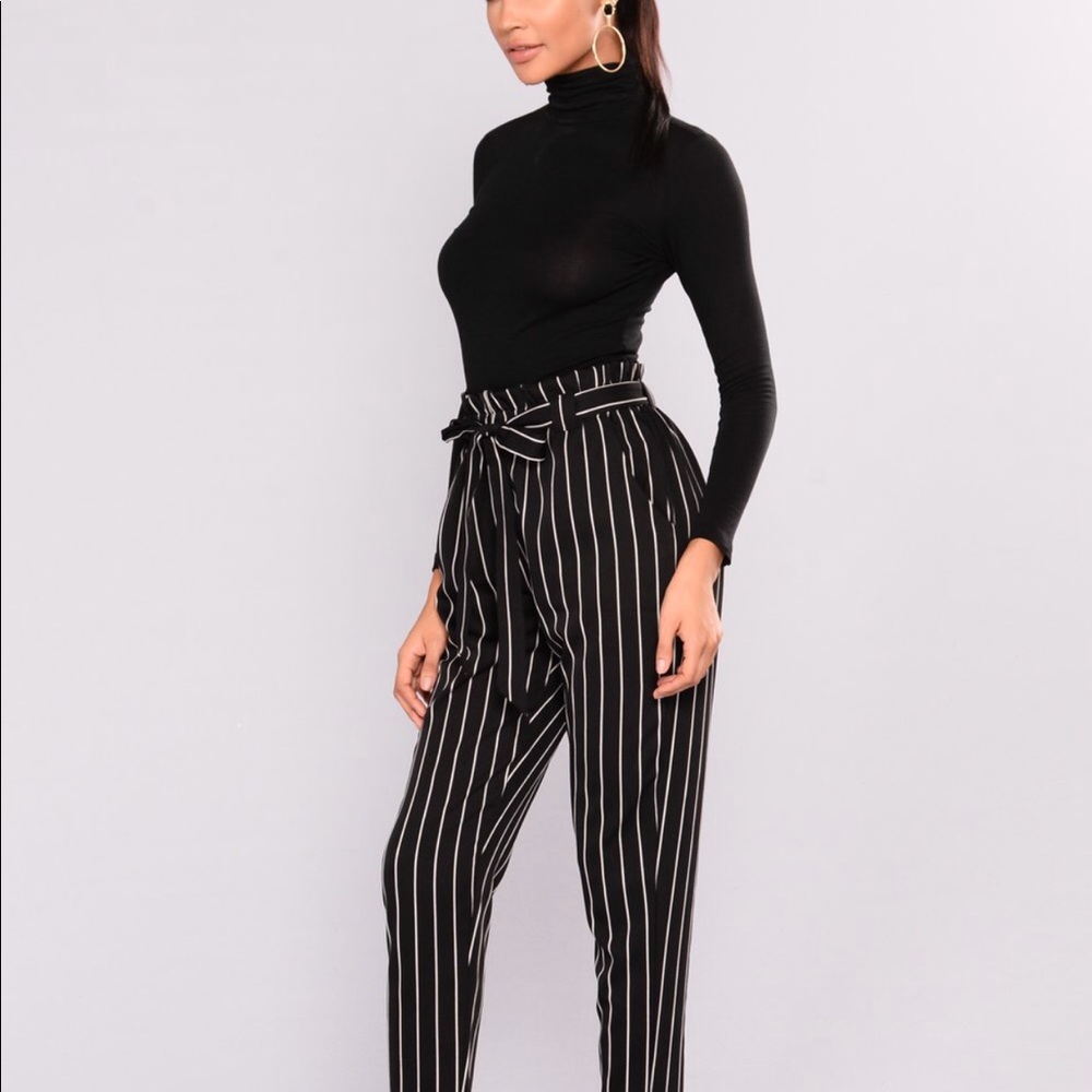 Marcela pinstriped pants